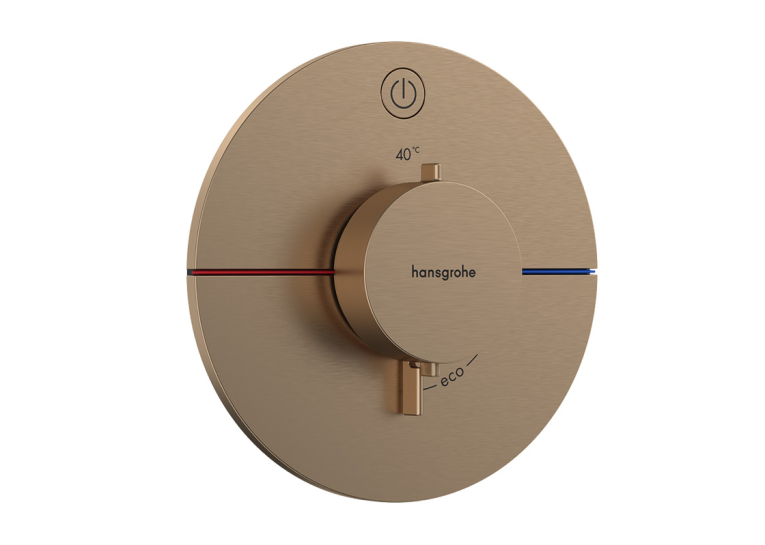 Термостат прихованого монтажу Hansgrohe ShowerSelect Comfort S на 1 функцію, Brushed Bronze 15553140