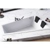 Ванна акриловая Besco INTIMA DUO SLIM 180х125 Правая (соло), без ног #WAID-180-SP