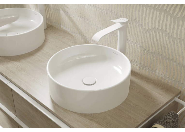 Умывальник накладной без перелива Hansgrohe Xuniva S SmartClean, 400х400 мм, White (61071450)