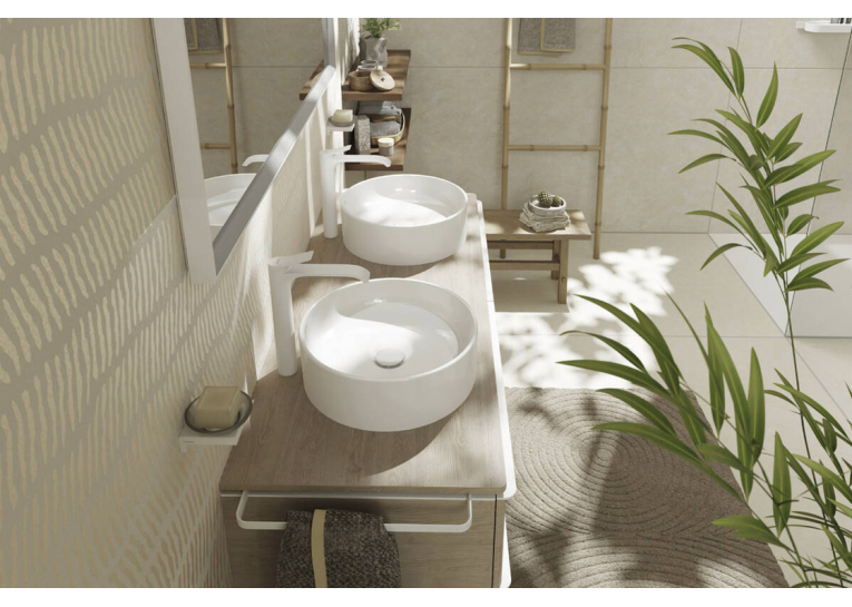Умывальник накладной без перелива Hansgrohe Xuniva S SmartClean, 400х400 мм, White (61071450)