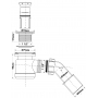 Сифон для поддона McALPINE HC26-CP