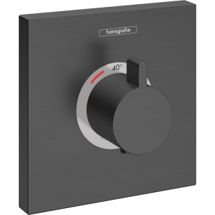 Термостат скрытого монтажа Hansgrohe ShowerSelect Highﬂow Brushed Black Chrome 15760340