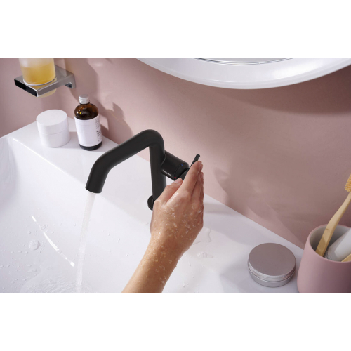 Змішувач Hansgrohe Tecturis S 110 Fine CoolStart для умивальника, Matt Black (73320670) (Пошкоджене пакування)