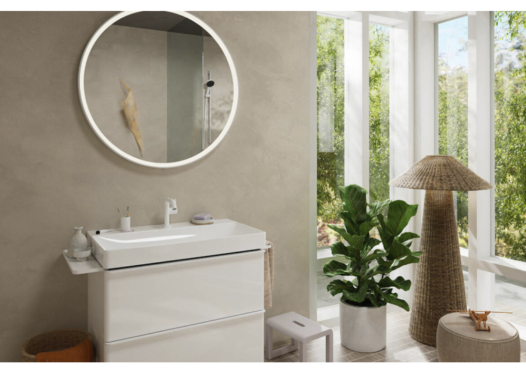 Змішувач Hansgrohe Tecturis S 110 Fine CoolStart для умивальника, Matt White (73320700)