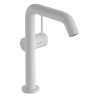 Змішувач для умивальника, поворотний вилив, Hansgrohe Tecturis S 210 Fine CoolStart Matt White (73360700)