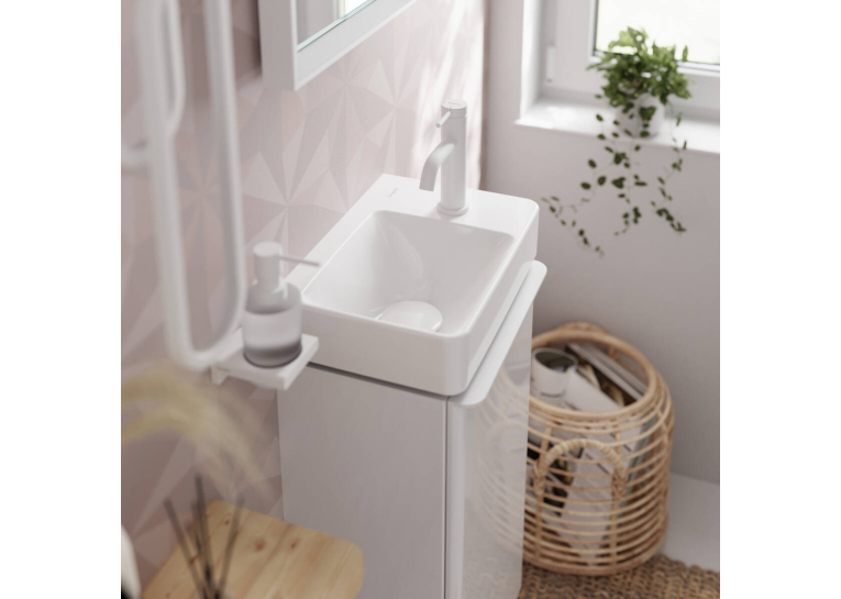 Смеситель Hansgrohe Tecturis S 80 CoolStart для умывальника, Matt White (73302700) (Повреждённая упаковка)
