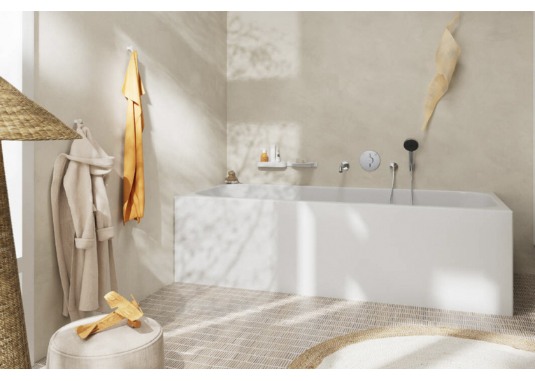 Вилив Hansgrohe Tecturis S на ванну з виступом 198 мм, Chrome (73411000)