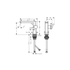 Змішувач Hansgrohe Tecturis E 110 Fine CoolStart  для умивальника, Brushed Bronze (73020140)