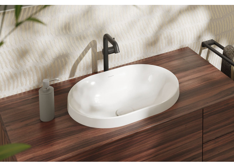 Умивальник врізний на стільницю Hansgrohe Xuniva U SmartClean, 540х400 мм, White (61062450)
