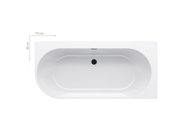Ванна Ravak FREEDOM Corner R 170x80 см XC00100040