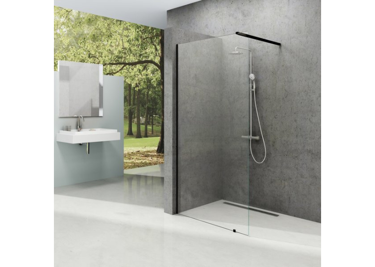 Душевая стенка Ravak Walk In Wall-80 v.200 Черный Transparent GW9W40300Z1