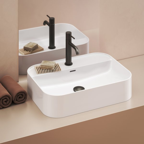  Умывальник Ravak Керамический 550 R Slim Shelf Белый XJX01155005