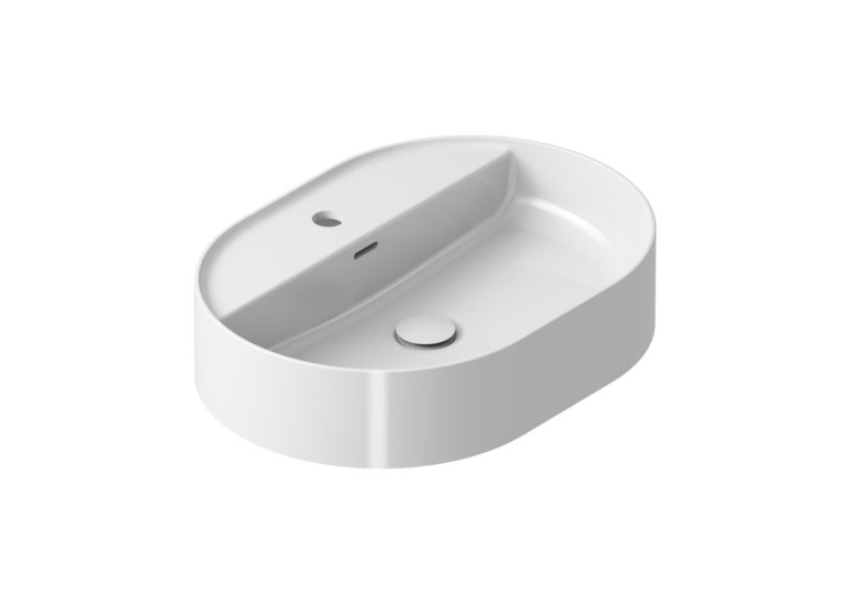 Умивальник Керамічний  Ravak 550 О Slim Shelf Білий XJX01155003