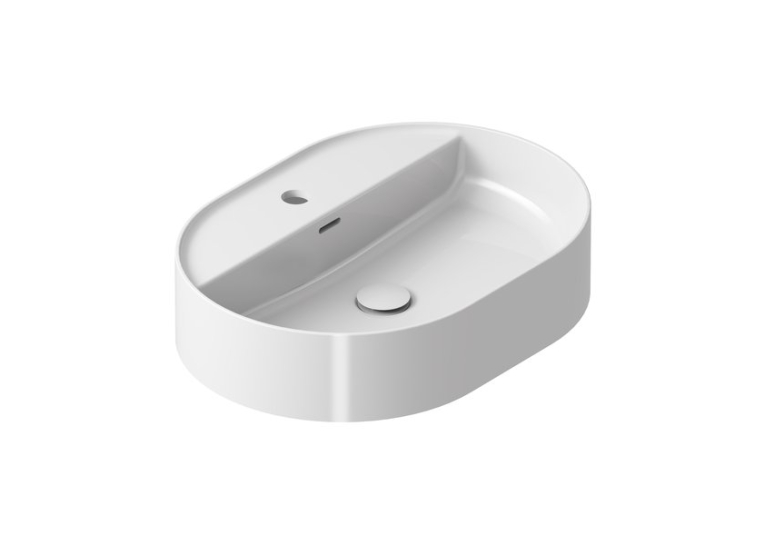 Умивальник Керамічний  Ravak 550 О Slim Shelf Білий XJX01155003