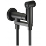 Комплект гігієнічного душу NOBILI Sanitary Fittings Velvet Black (AV00600BM)