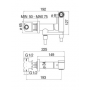 Комплект гигиенического душа NOBILI Sanitary Fittings Chrome (AV00600CR)