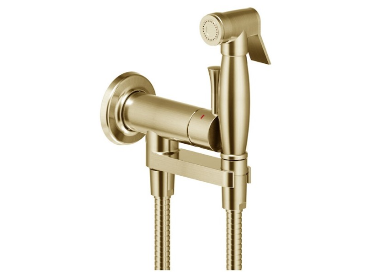 Комплект гігієнічного душу NOBILI Sanitary Fittings Ancient Bronze (AV00610BR)