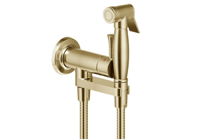 Комплект гігієнічного душу NOBILI Sanitary Fittings Ancient Bronze (AV00610BR)