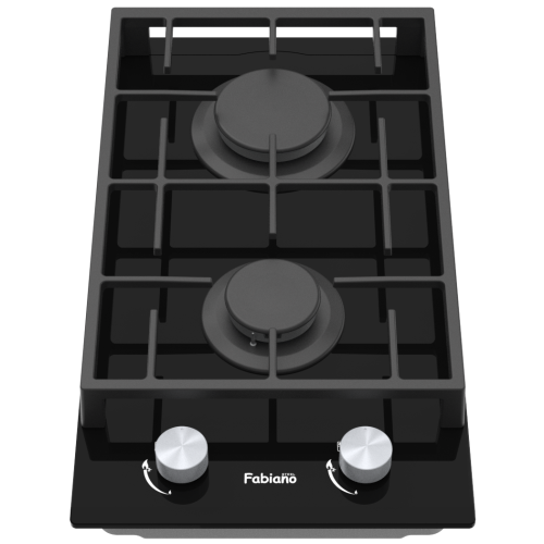 Варильна поверхня газова Fabiano FHG 862 VGH Black Glass 8111.406.1476