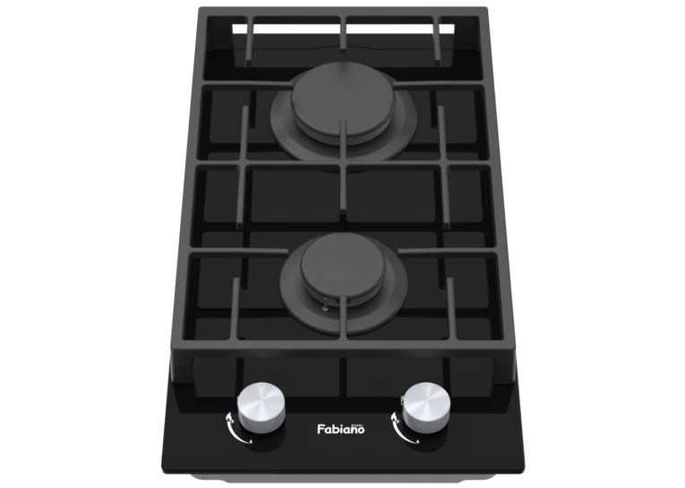 Варильна поверхня газова Fabiano FHG 862 VGH Black Glass 8111.406.1476