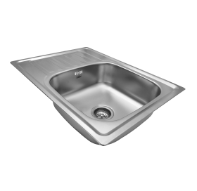 Кухонна мийка Kroner KRP Satin - 6950 (0.8 мм) CV022780
