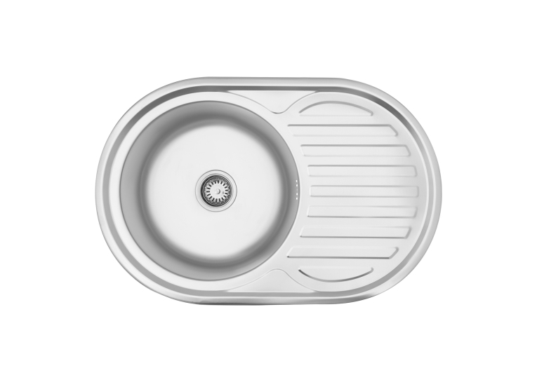Кухонна мийка Kroner KRP Satin - 7750 (0.8 мм) CV022788