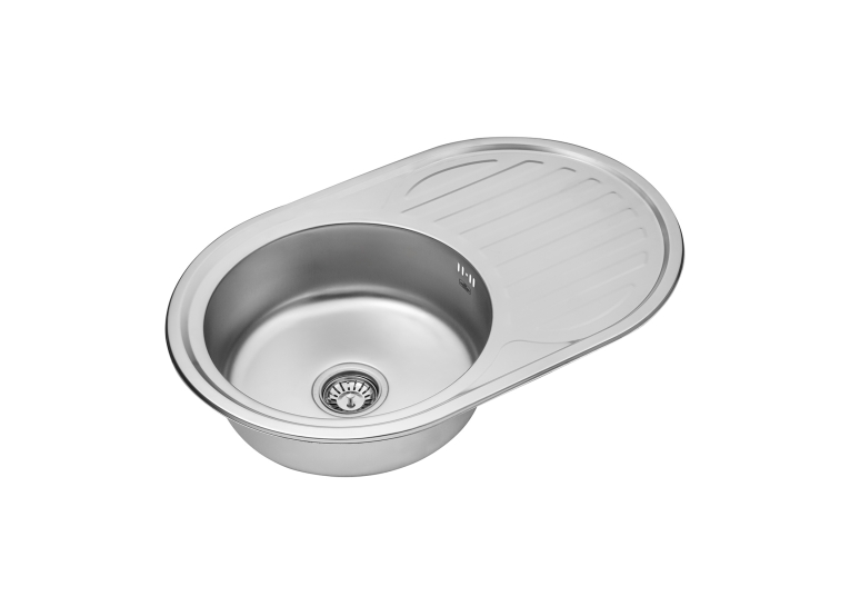 Кухонна мийка Kroner KRP Satin - 7750 (0.8 мм) CV022788