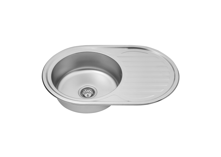 Кухонна мийка Kroner KRP Satin - 7750 (0.8 мм) CV022788