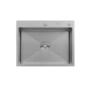 Кухонна мийка Kroner KRP Gebürstet - 6350HM (3.0/1.0 мм) CV031452