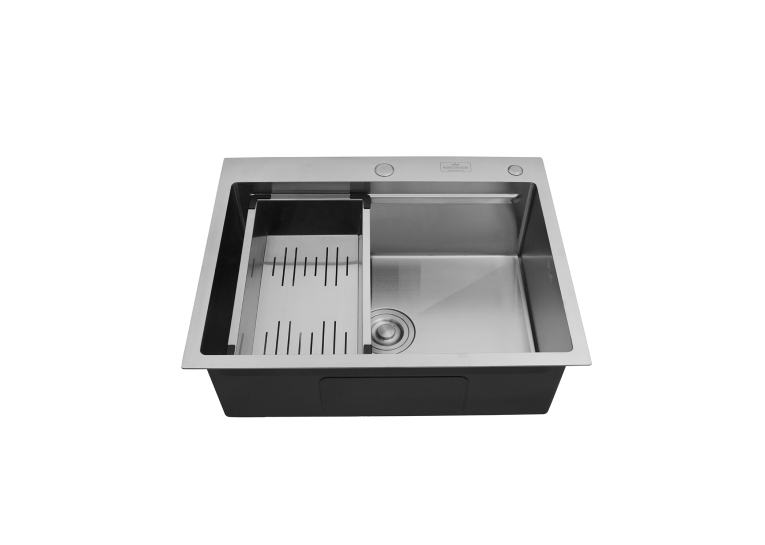 Кухонная мойка Kroner KRP Geb?rstet - 6350HM (3.0/1.0 мм) CV031452