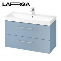 Шафка під умивальник LARGA 100 блакитна