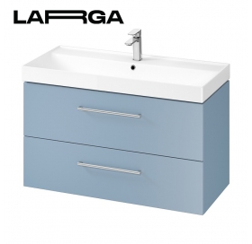 Шафка під умивальник LARGA 100 блакитна