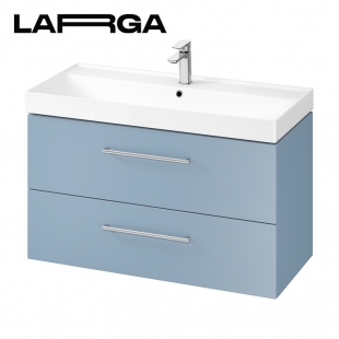 Шафка під умивальник LARGA 100 блакитна