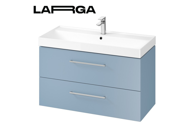 Шафка під умивальник Cersanit LARGA 100 блакитна S932-077