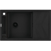 Мийка кухонна Deante Magnetic, граніт, прямокут., з крилом, 820х500х219мм, чаша - 1, накладна, чорний матовий ZRM_N113