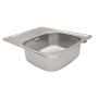 Кухонна мийка Kroner KRP Satin - 5848 (0.8 мм) CV022777