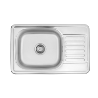Кухонна мийка Kroner KRP Satin - 6642 (0.8 мм) CV025281