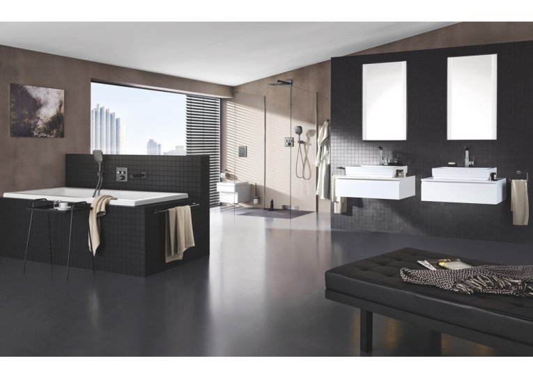 Внешняя часть смесителя на 3 выхода GROHE GROHTHERM SMARTCONTROL 29126AL0 Графит матовый