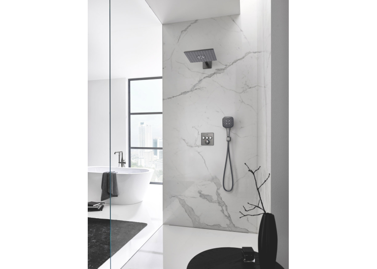 Внешняя часть смесителя на 3 выхода GROHE GROHTHERM SMARTCONTROL 29126AL0 Графит матовый