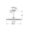 Верхний душ Grohe RSH 310 Mono Cube 26566DL0 Бронза матовая