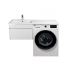 Тумба Мойдодыр Prime 60-А-W с умывальником Rodeo 120 L с крылом над стиральной машиной Подвесная 00-0008224