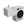 Тумба Мойдодыр Prime 60-А-W с умывальником Rodeo 120 L с крылом над стиральной машиной Подвесная 00-0008224