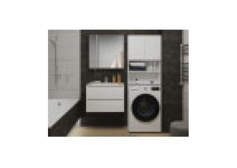 Пенал для ванни Мойдодир Soft Line П-64 над пральною машиною 00-0007026