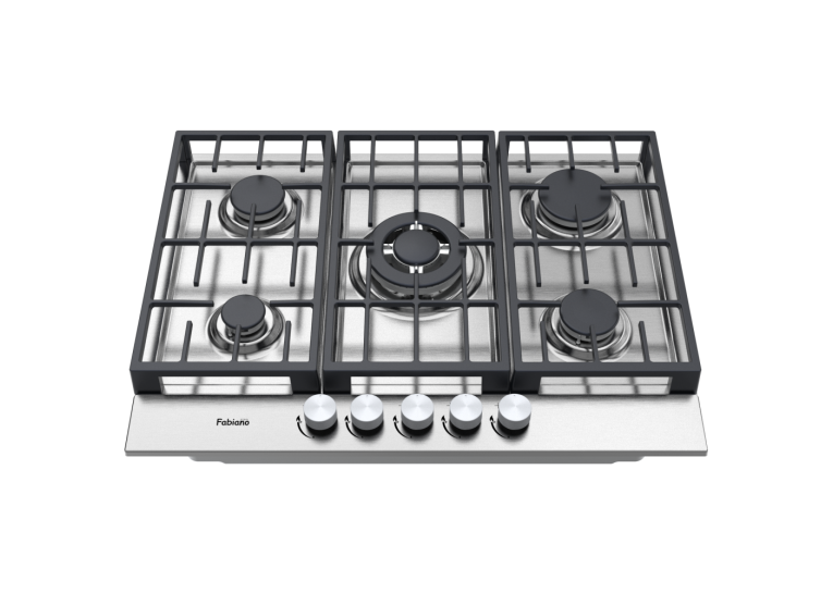 Варочная поверхность газовая Fabiano FHG 8655 VGHT Inox 8112.406.1478