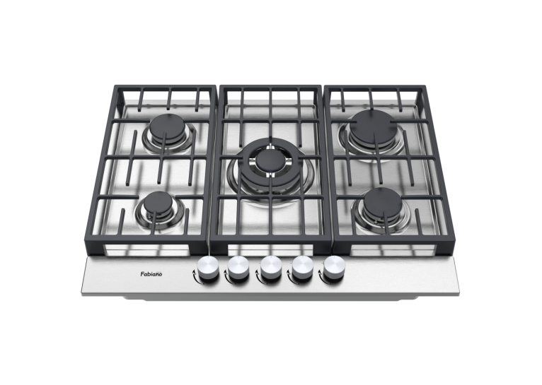 Варильна поверхня газова Fabiano FHG 8655 VGHT Inox 8112.406.1478
