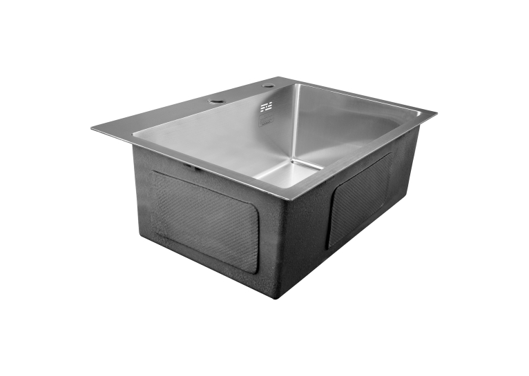 Кухонная мойка Kroner KRP Geb?rstet - 5843HM (3.0/1.0 мм) CV022801