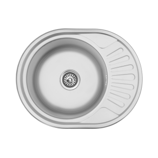 Кухонна мийка Kroner KRP Satin - 5745 (0.6 мм) CV022773