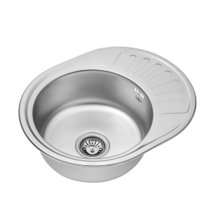 Кухонна мийка Kroner KRP Satin - 5745 (0.6 мм) CV022773