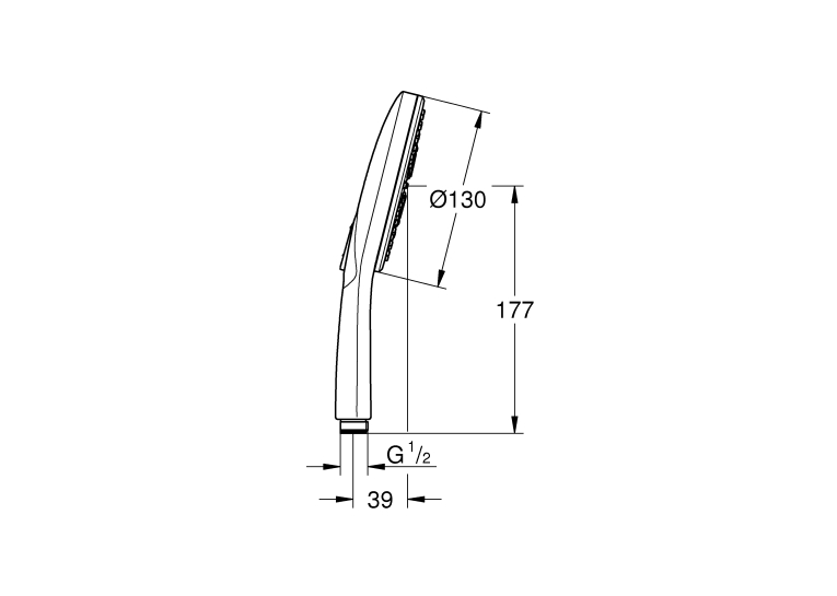 Ручний душ, 3 режими Grohe RSH SmartActive 130 26574DC0