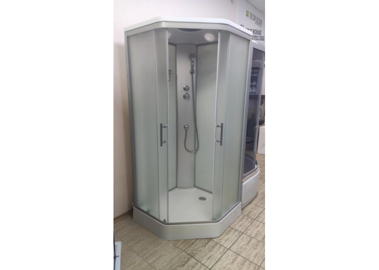 Душевой бокс Veronis BN-1-90 (XL) с крышей 90х90х215 VE-BN190XLYESROOF